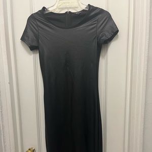 Sexy black dress spandex 38 inches zipper in back 20 inches